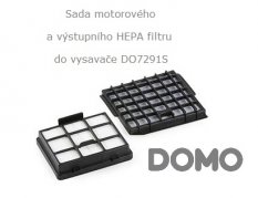 Sada motorového a výstupního HEPA filtru do vysavače DOMO DO7291S