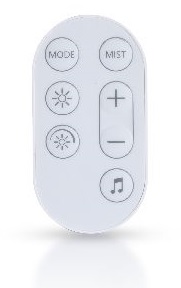Aroma difuzér s bluetooth reproduktorem a osvětlením Airbi Sonic - bílý