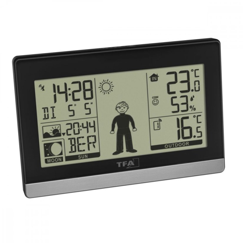 Meteostanice TFA 35.1159.01 WEATHER BOY - černá