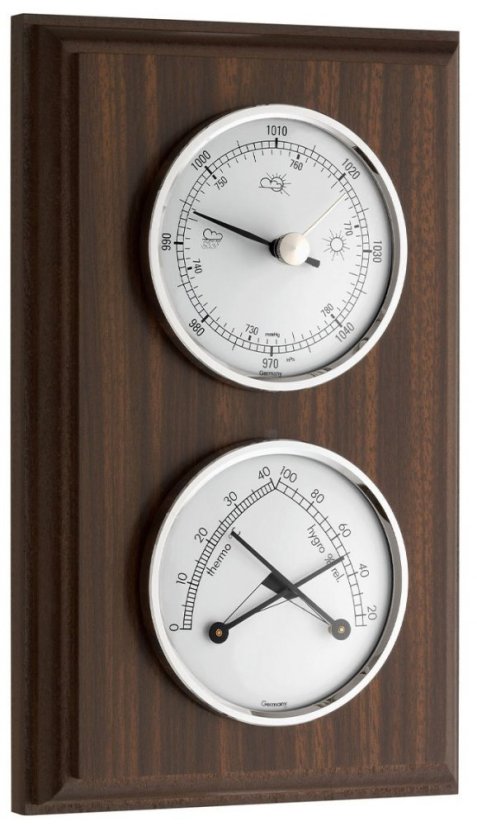 Meteostanice analogová na dřevěné podložce TFA 20.1087.03