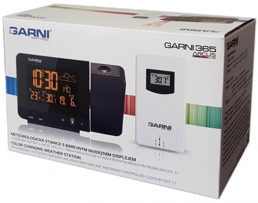 Meteostanice s projekcí GARNI 365 Arcus