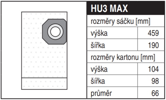 Sáčky do vysavače Hyunday VC 5750 - textilní