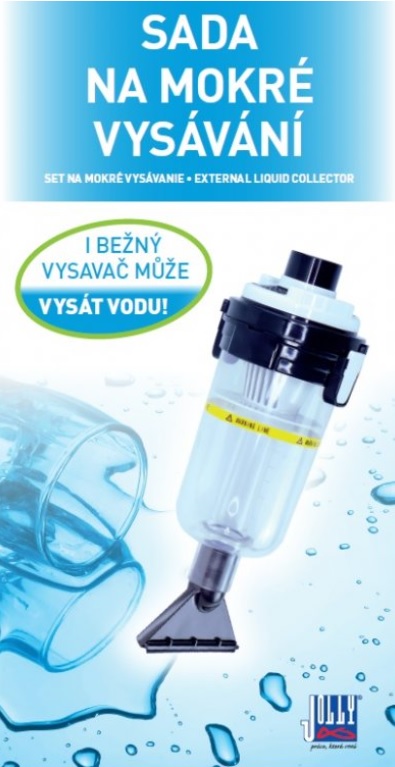 Sada na mokré vysávání Ø 32/35 mm - většina běžných vysavačů