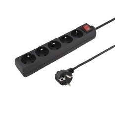 Prodlužovací kabel (3m, 5x zásuvka) s vypínačem Konnoc DX-5FS