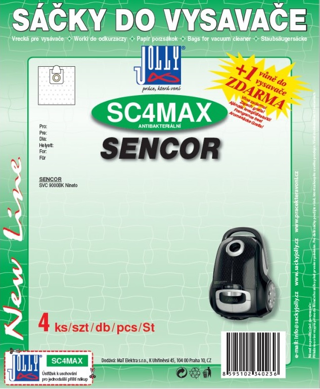 Sáčky do vysavače Sencor SVC 9000BK