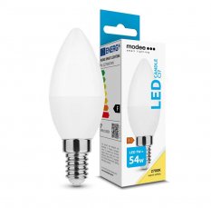 LED žárovka se závitem E14 (7W svítí jako 54W) - teplá bílá