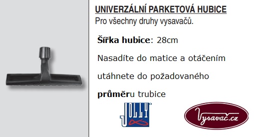 Univerzální parketová hubice Jolly 4004