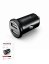 USB adaptér do zapalovače v autě SWISSTEN CL Metal černá 2xUSB 2,4A (4,8A)
