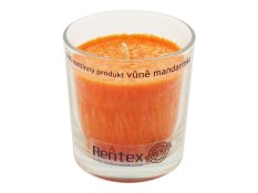 Palmová vonná svíčka ve skle mandarinka