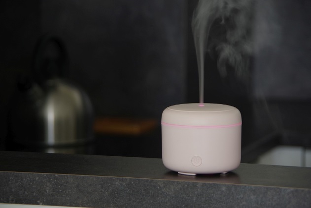 Aroma difuzér s možností osvětlení Airbi CANDY - růžová
