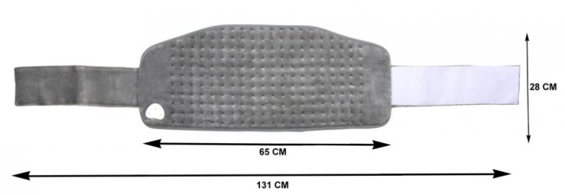Nahřívací bederní pás DOMO DO639K
