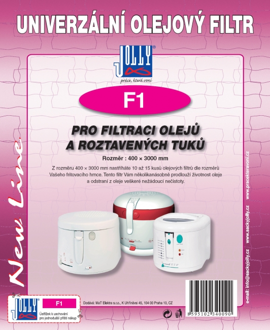 Univerzální olejový filtr do fritovacích hrnců (pod koš)