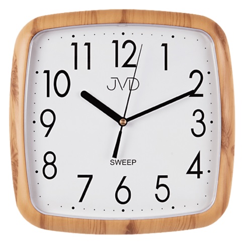 Nástěnné hodiny 25cm s plynulým chodem JVD H615.3