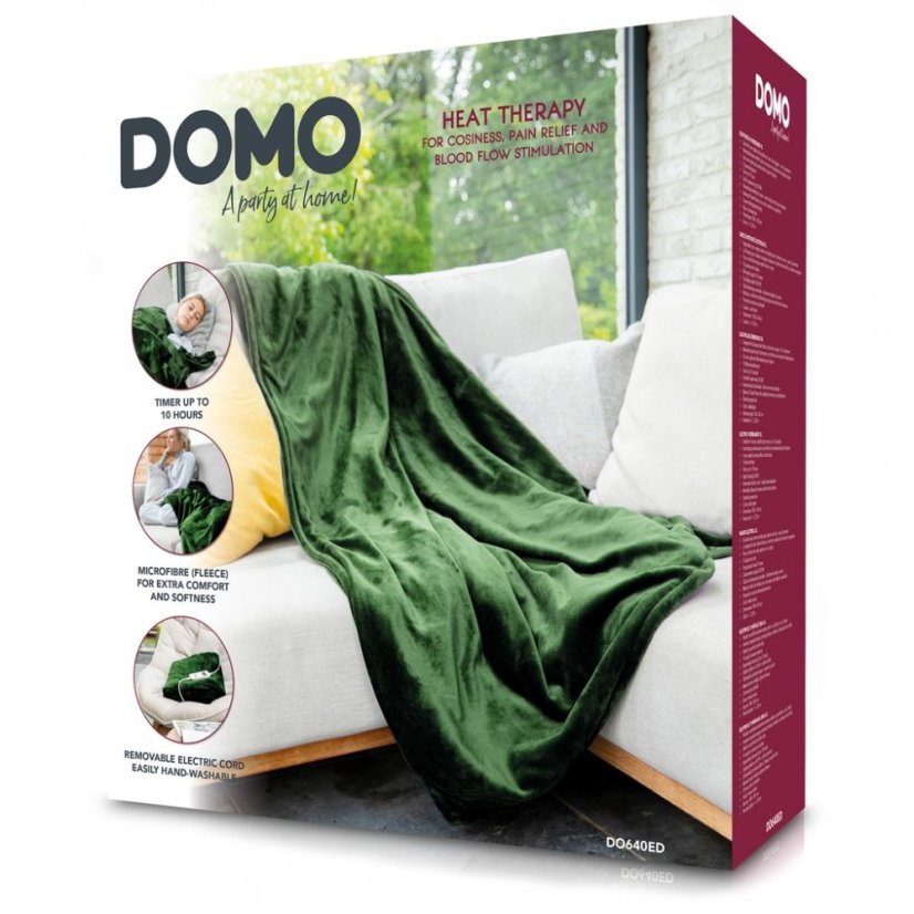 Vyhřívaná deka XXL DOMO DO640ED