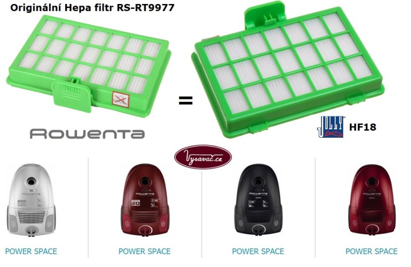 Hepa filtr pro ROWENTA Power Space
