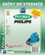Sáčky do vysavače PH11 Max
