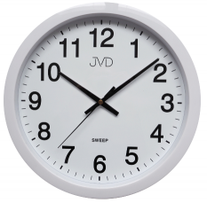 Nástěnné hodiny s plynulým chodem JVD HP611.1