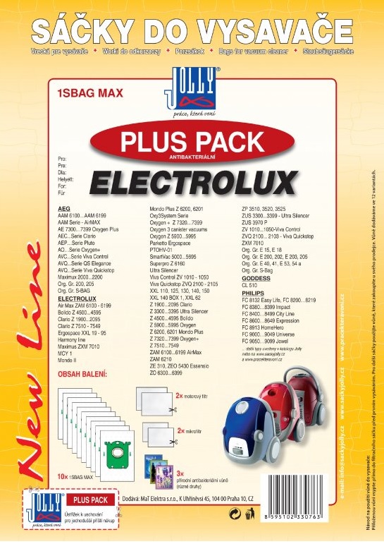 Sáčky do vysavače Jolly 1SBag Max PLUS PACK