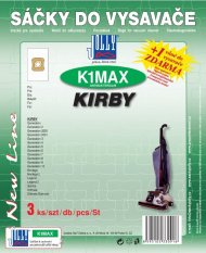 Sáčky do vysavače K1 Max