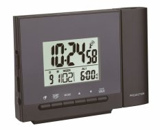 Rádiem řízený digitální budík s projekcí času TFA 60.5013.01 - černý