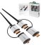 HDMI kabel v.1.4 + adapter miniHDMI microHDMI 1,5m OCHBA1G