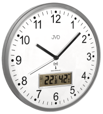 Rádiem řízené nástěnné hodiny JVD RH78.1