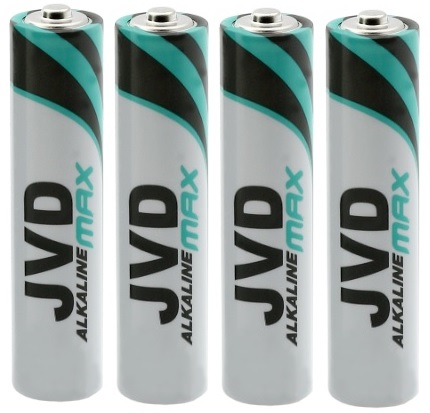 Alkalické mikrotužkové baterie AAA-4ks