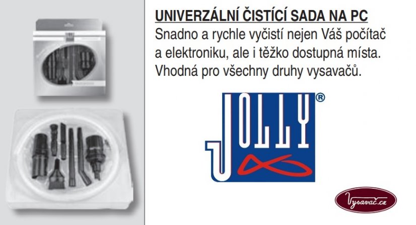 Univerzální čistící sada minihubic Jolly 4011 pro čištění a vysávání PC