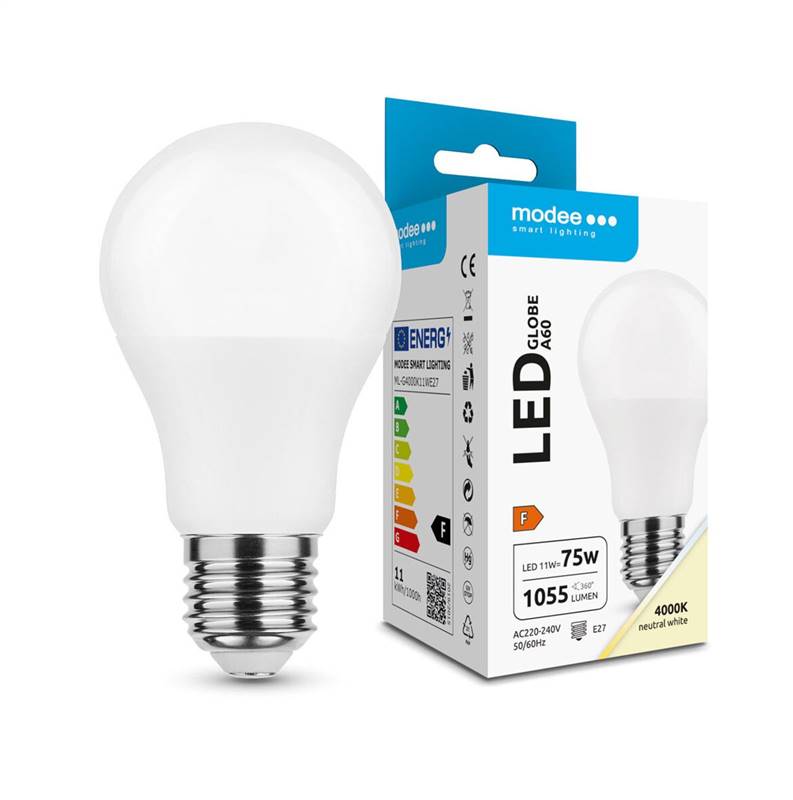LED žárovka se závitem E27 (11W svítí jako 75W) - neutrální bílá