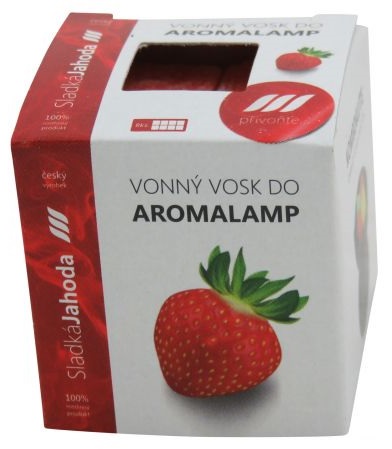 Vonný vosk palmový kostičky 8ks jahoda