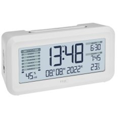 Rádiem řízený digitální budík TFA 60.2562.02.CZ BOXX2 s automatickým podsvícením a češtinou na displeji