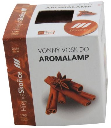 Vonný vosk palmový kostičky 8ks skořice