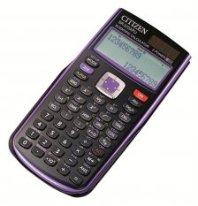 Vědecký kalkulátor s plně grafickým LCD displejem Citizen SR-270XPU purple