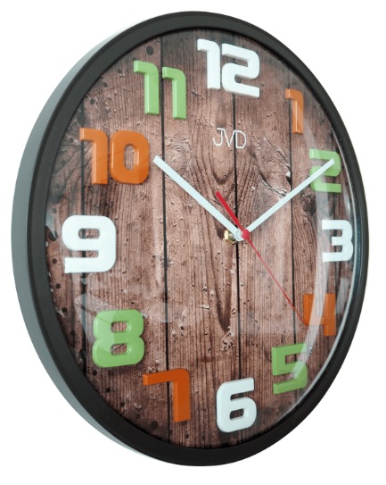 Dětské nástěnné hodiny s plynulým chodem 30,5cm JVD HA51.2