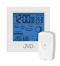 Digitální budík s předpovědí počasí JVD RB672.2