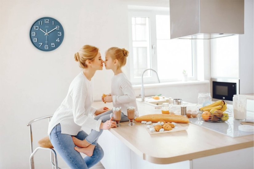 Nástěnné hodiny 31cm s plynulým chodem JVD HX2472.4