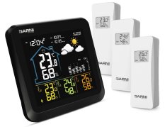 Meteostanice se 3 bezdrátovými čidly Garni 502