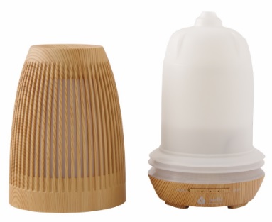 Aroma difuzér s možností osvětlení Airbi SENSE - světlé dřevo