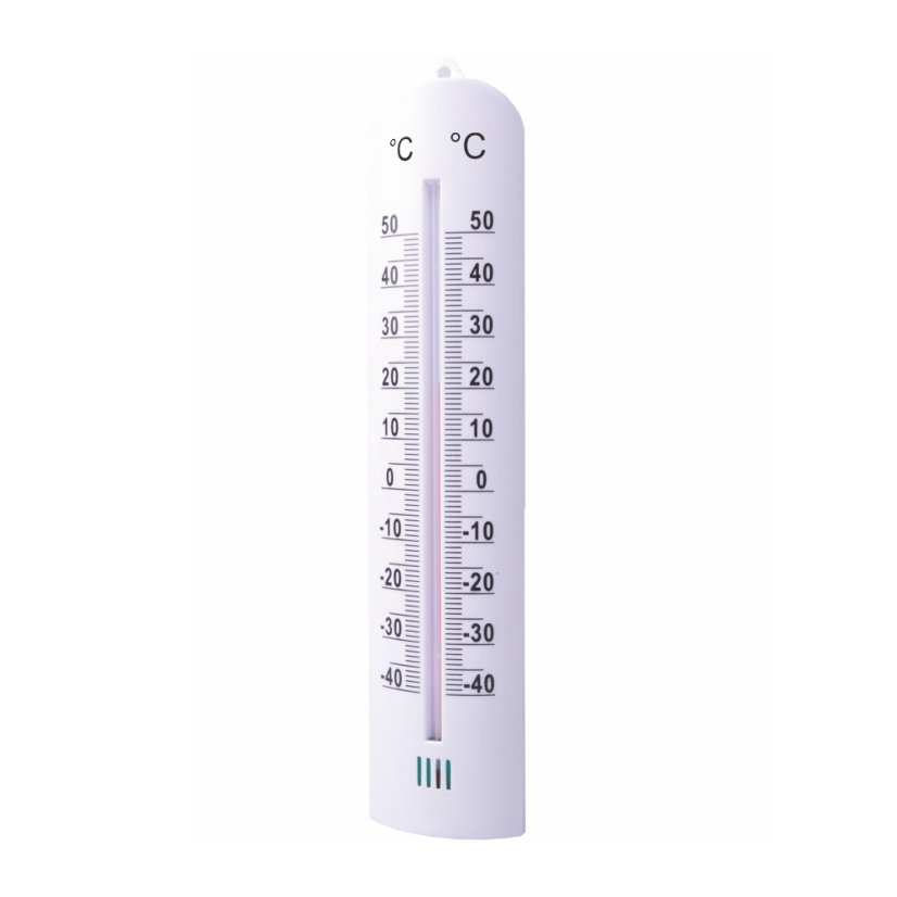 Venkovní nástěnný teploměr 27cm Viking 2068 - bílý
