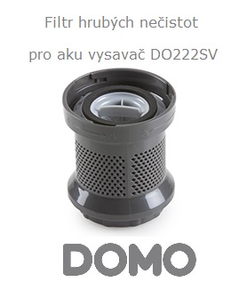 Originální sada filtrů hrubých nečistot  pro aku vysavač DOMO DO222SV