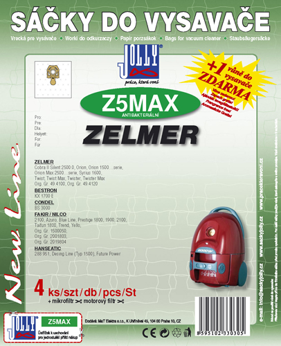 Sáčky do vysavače Z5 MAX