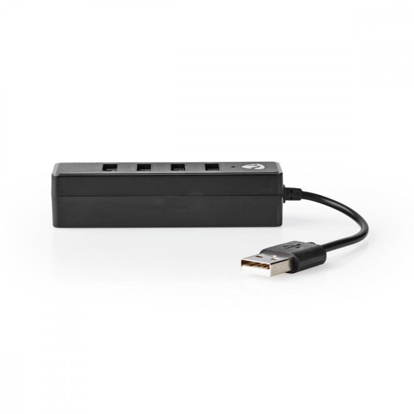 Rozbočovač USB Nedis UHUBU2420BK