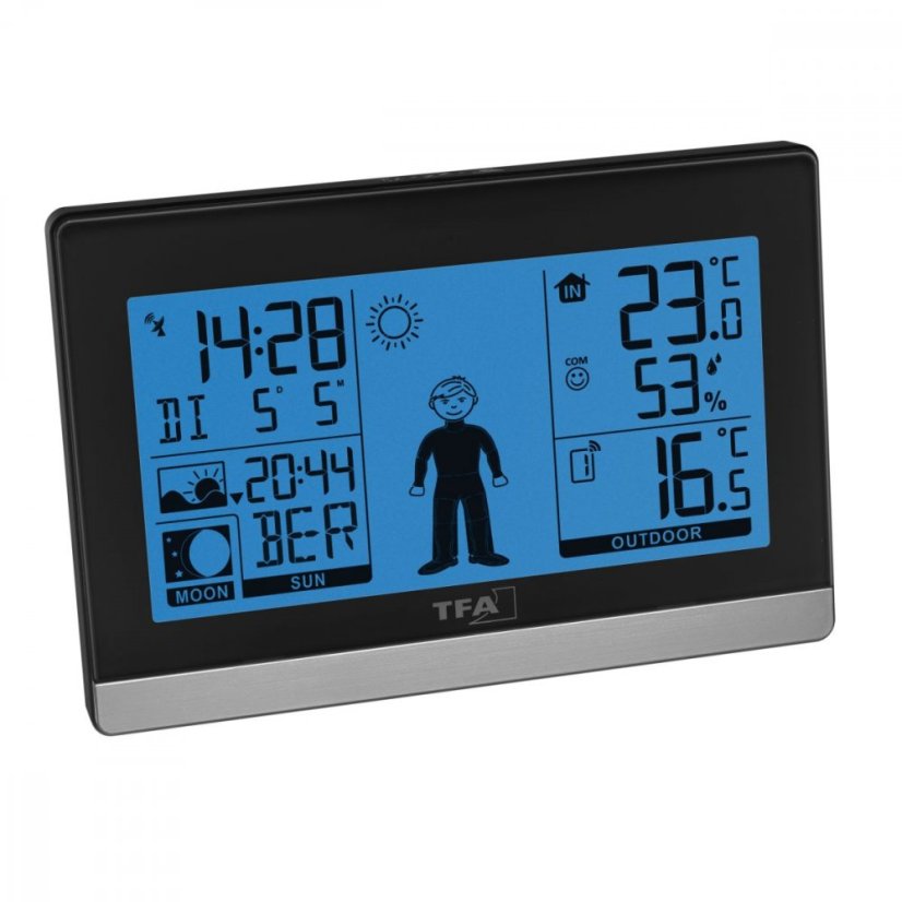 Meteostanice TFA 35.1159.01 WEATHER BOY - černá