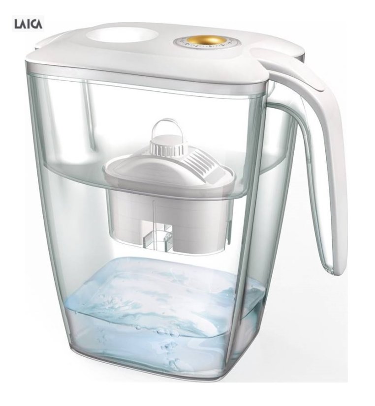 Konvice na filtraci vody Laica XXL Firenze 3,7 L J81-CA zlatá