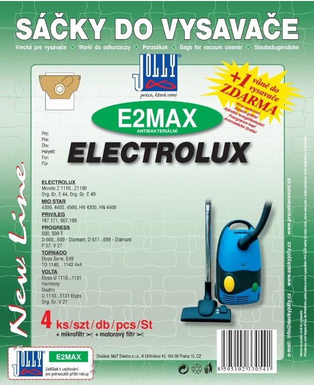 Sáčky do vysavače Electrolux Mondo Z 1100 - 1199