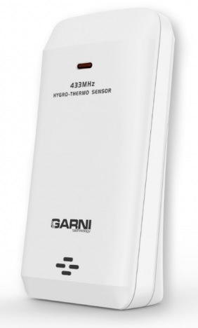 Osmikanálové bezdrátové čidlo GARNI 110H pro digitální budík GARNI 185 Arcus