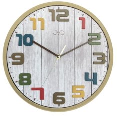 Dětské nástěnné hodiny s plynulým chodem 30,5cm JVD HA51.1