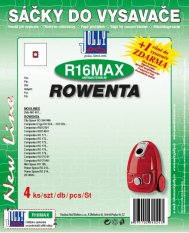 Sáčky do vysavače R16 Max
