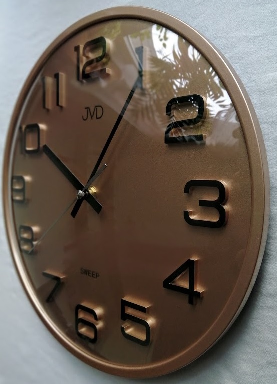 Nástěnné hodiny 31cm s plynulým chodem JVD HX2472.8