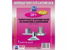 Univerzální tukový filtr s aktivním uhlím do digestoře s odvětráním DF1 PLUS